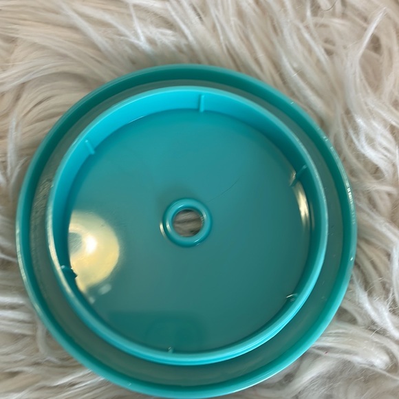 Tiffany blue sea foam green reusable tumbler cup w screw on lid & straw bpa free - Picture 9 of 17